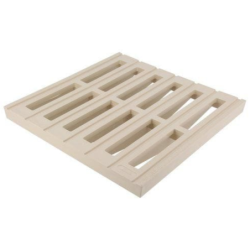 Grille pour collecte des eaux de ruissellement Nicoll 250 x 250 mm