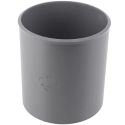 Manchon à butée femelle-femelle en PVC pour évacuation d'eau
