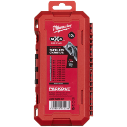 Coffret de 10 forets béton SDS-Plus MX4 4 taillants