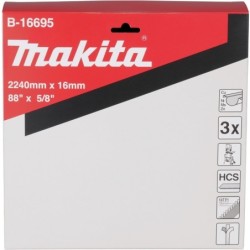 Lames métaux non-ferreux HCS 2 240 x 16 mm 14 TPI