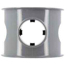 Selle à 90° Mâle/Femelle en PVC gris à coller pour extension du réseau