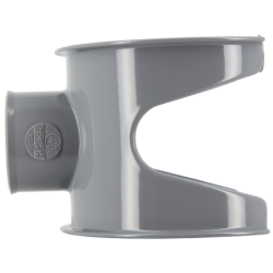 Selle à 90° Mâle/Femelle en PVC gris à coller pour extension du réseau