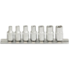 Rail de 7 douilles KS Tools Torx 1/4 femelle de 4 à 11 mm