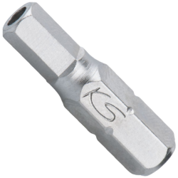 Embout de vissage 6 pans percé 1/4 KS Tools longueur 25mm Boîte de 5