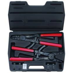 Coffret de pinces à circlips intérieur et extérieur 14 pièces