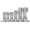 Rail de 6 douilles fendues 6 pans 3/8