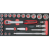 Module de douilles et accessoires Ultimate 1/2 24 pièces