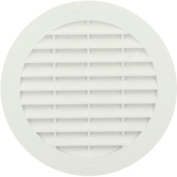 Grille de ventilation pour tuyaux fibre ciment Nicoll avec moustiquaire