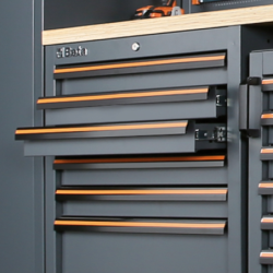 Module fixe avec 5 tiroirs pour combinaison d'ameublement d'atelier C45PRO 2.0