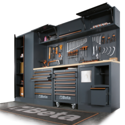 Module fixe avec 5 tiroirs pour combinaison d'ameublement d'atelier C45PRO 2.0
