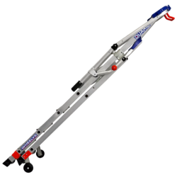 Plate-forme fixe avec roues de déplacement Wheelys H.2.95m 4 marches norme EN 131