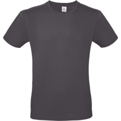 Tee Shirt homme manches courtes E150 100% coton Dark Grey