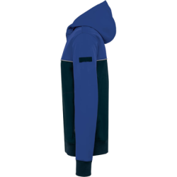 Veste softshell 3 couches unisexe Navy et Royal Blue