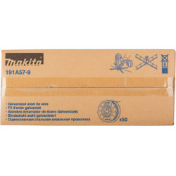 Fil à ligaturer galvanisés Makita Ø0.8 mm - lot de 50 bobines