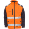 Blouson bicolore haute visibilité HIWAY orange