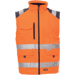 Blouson bicolore haute visibilité HIWAY orange