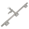 Tringle d'espagnolette plate Torbel inox 316L