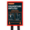 Couverture anti-feu 120 x 120 cm