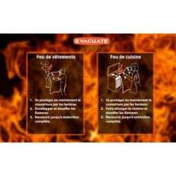 Couverture anti-feu 120 x 120 cm