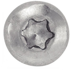 Vis aggloméré tête cylindrique six lobes inox A2