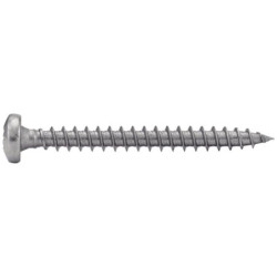 Vis pour bois aggloméré tête cylindrique Pozidrive inox A2