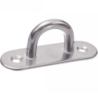 Pontet sur platine Oblong embouti et soudé inox A2
