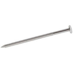 Pointe annelée tête plate Inox A2 pot de 1 kg