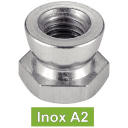 Ecrou inviolable autocassant inox A2