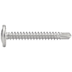Vis autoperceuse tête cylindrique crantée extra large zinguée Phillips Ø4.2mm