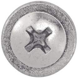 Vis autoperceuse tête cylindrique crantée extra large zinguée Phillips Ø4.2mm