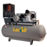 Compresseur TwinAir 55/500T-SC 500 litres Tricylindre en W triphasé - Fonte - 55 W - Monoétagé