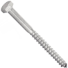 Vis à bois tête hexagonale tirefond inox A2 DIN 571