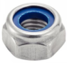Ecrou hexagonal autofreiné indesserable DIN985 inox A2