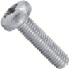 Vis à métaux tête cylindrique bombée PZ Inox A2 DIN 7985 ISO 7045