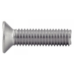 Vis à métaux tête fraisée Pozidrive Inox A2 DIN 965 ISO 7046