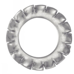 Rondelle éventail à dentures extérieures AZ Inox A2 DIN 6798A