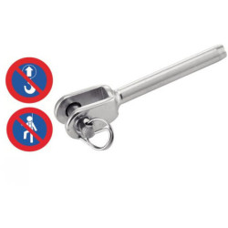 Embout à sertir à chape Inox A4
