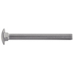 Vis à métaux tête ronde collet carré Inox A2 DIN 603 ISO 8677