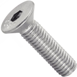 Vis à métaux tête fraisée six pans creux Inox A4 DIN 7991 ISO 10642