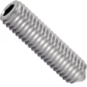 Vis sans tête six pans creux bout pointeau Inox A2 DIN 914 ISO 4027