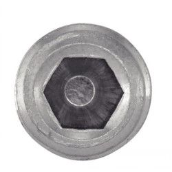 Vis sans tête six pans creux bout pointeau Inox A2 DIN 914 ISO 4027