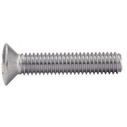 Vis à métaux tête fraisée bombée Pozidrive Inox A2 DIN 966 ISO 7047