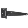 Penture anglaise percée Torbel acier noir pour volet bois