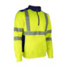 Tee shirt manches longues haute visibilité Coverguard Suno II jaune et bleu marine