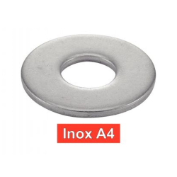 Rondelle plate large type L inox A4 NFE 25514