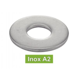 Rondelle plate large type L inox A2 NFE 25513-25514