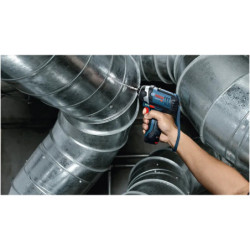 Visseuse à chocs Bosch GDR 12V-105 en L-BOXX avec 2 batteries et chargeur