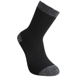 Chaussette Billy Gris chiné et Noir - lot de 5 paires