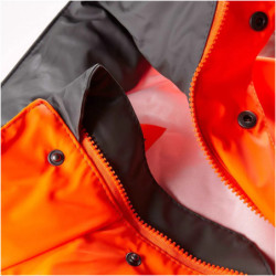 Veste de pluie haute visibilité orange fluo Bandit North Ways 100% PU