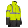 Veste de pluie haute visibilité jaune fluo Bandit 100% PU